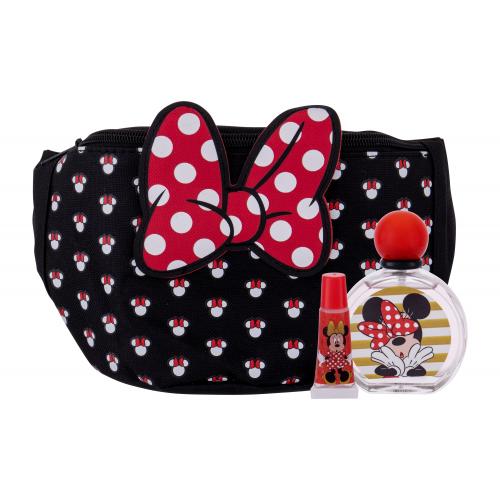 Disney Minnie Mouse set cadou apa de toaleta 50 ml + lip gloss 6 ml + borseta pentru copii