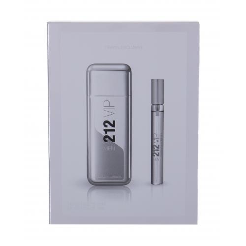 Carolina Herrera 212 VIP Men set cadou apa de toaleta 100 ml + apa de toaleta 10 ml pentru bărbați