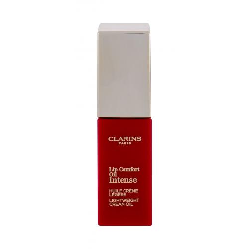 Clarins Lip Comfort Oil Intense 7 ml luciu de buze pentru femei 07 Intense Red Natural