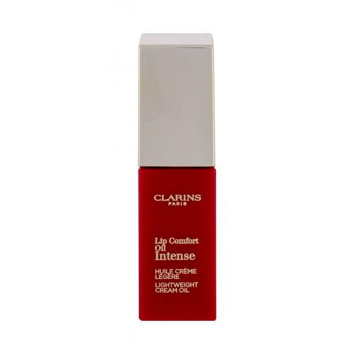 Clarins Lip Comfort Oil Intense 7 ml luciu de buze pentru femei 07 Intense Red Natural