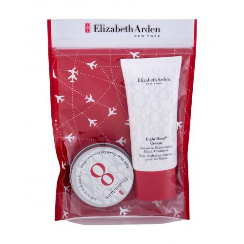 Elizabeth Arden Eight Hour® Cream Travel Kit set cadou cremă de mâini 30 ml + balsam de buze 13 ml pentru femei