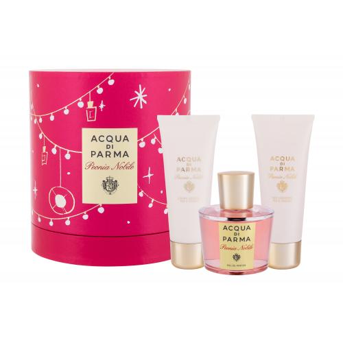 Acqua di Parma Peonia Nobile set cadou apă de parfum 100 ml + cremă de corp 75 g + gel de duș 75 ml pentru femei