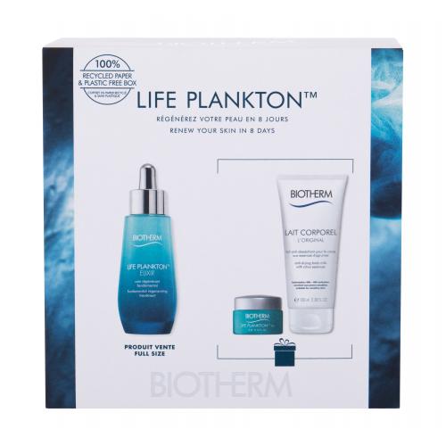 Biotherm Life Plankton Elixir set cadou ser pentru ten 50 ml + crema de ochi 5 ml + loțiune corporală Lait Corporel 100 ml pentru femei