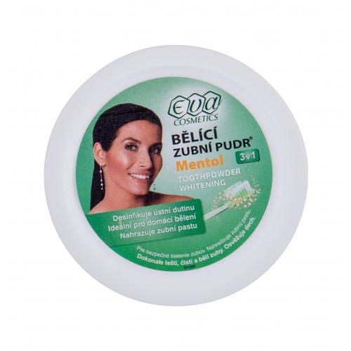 Eva Cosmetics Whitening Toothpowder Mentol 3in1 30 g albirea dinților unisex