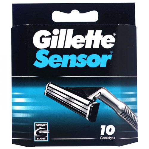 Gillette Sensor 10 buc rezerve aparat de ras pentru bărbați