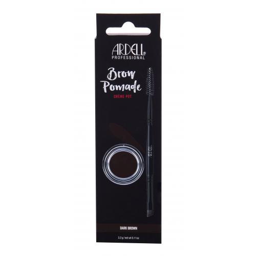 Ardell Brow Pomade Créme Pot 3,2 g gel și ceară de sprâncene pentru femei Dark Brown