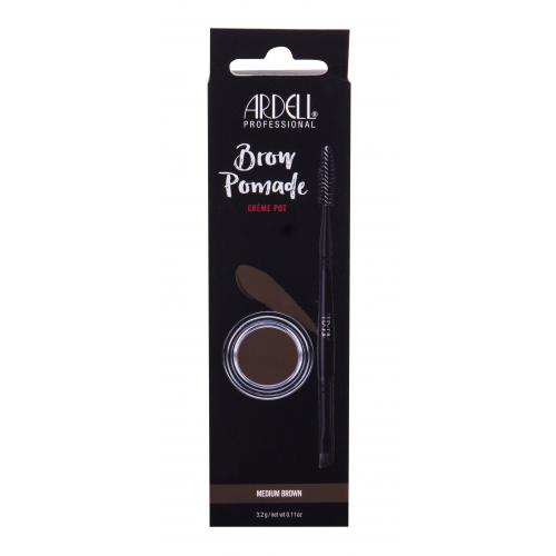 Ardell Brow Pomade Créme Pot 3,2 g gel și ceară de sprâncene pentru femei Medium Brown