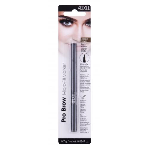 Ardell Pro Brow Micro-Fill Marker 0,7 g creion de sprâncene pentru femei Medium Brown