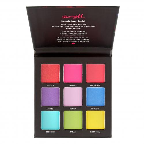 Barry M Eyeshadow Palette Neon Brights 12,6 g fard de pleoape pentru femei