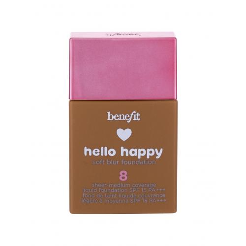 Benefit Hello Happy SPF15 30 ml fond de ten pentru femei 08 Tan warm