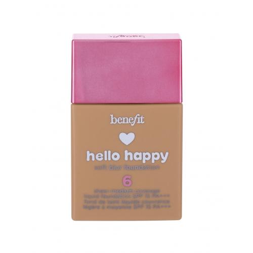 Benefit Hello Happy SPF15 30 ml fond de ten pentru femei 06 Medium warm