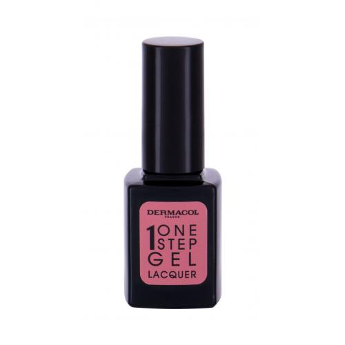 Dermacol One Step Gel Lacquer 11 ml lac de unghii pentru femei 02 Ancient Pink