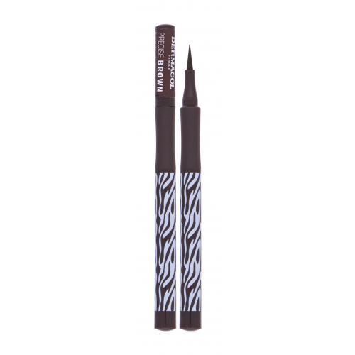 Dermacol Precise Eye Marker 1 ml tuș de ochi pentru femei Brown Rezistent la apă