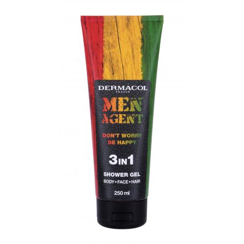 Dermacol Men Agent Don´t Worry Be Happy 3in1 250 ml gel de duș pentru bărbați