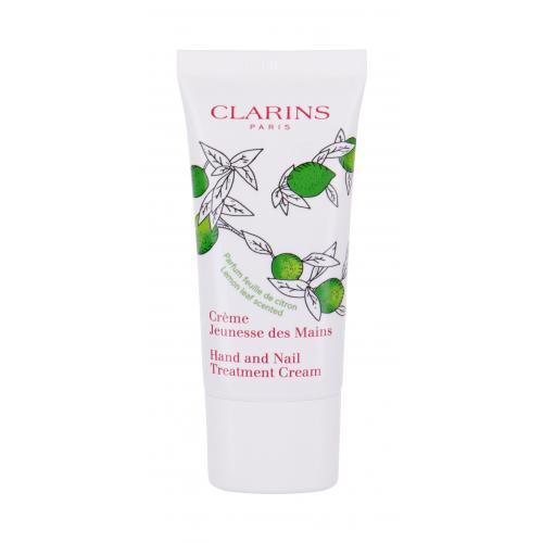 Clarins Hand And Nail Treatment Lemon Leaf 30 ml cremă de mâini pentru femei Natural