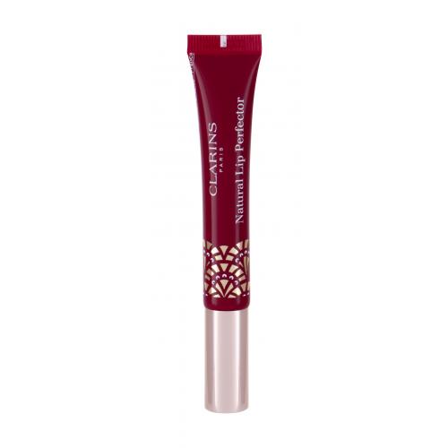 Clarins Natural Lip Perfector 12 ml luciu de buze pentru femei 18 Intense Garnet Natural