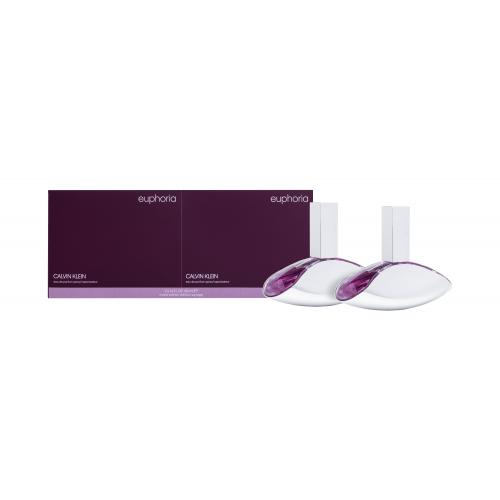 Calvin Klein Euphoria set cadou apa de parfum 2 x 50 ml pentru femei