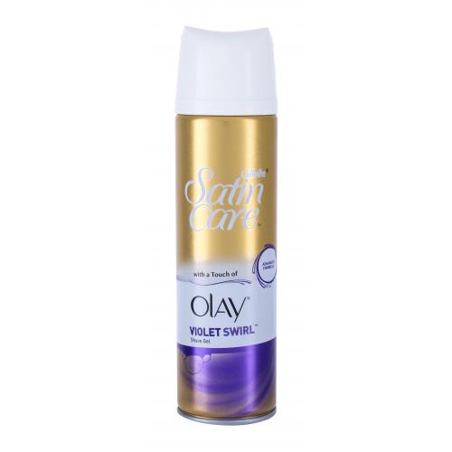 Gillette Satin Care Olay Violet Swirl 200 ml gel de bărbierit pentru femei