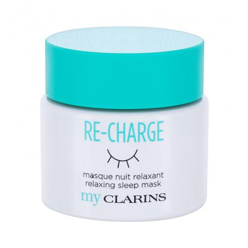 Clarins Re-Charge Relaxing Sleep Mask 50 ml mască de față pentru femei Natural