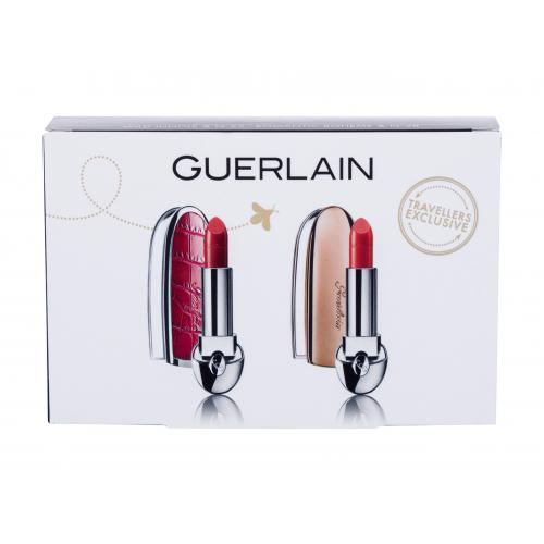 Guerlain Rouge G De Guerlain set cadou ruj 3,5 g + ruj 3,5 g 28 Romantic Boheme pentru femei 25 Wild Jungle