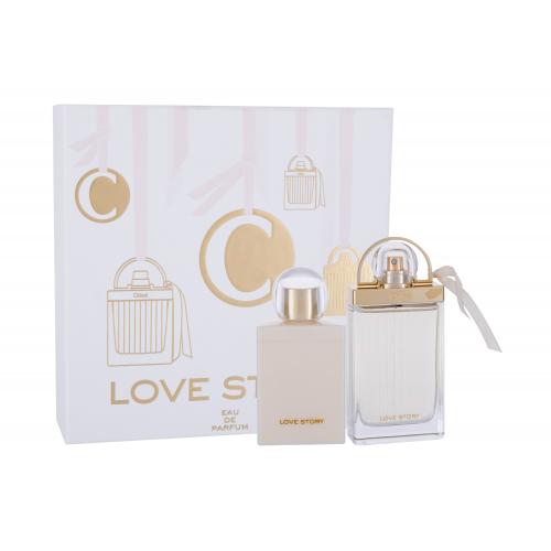 Chloé Love Story set cadou apă de parfum  75 ml + loțiune de corp 100 ml pentru femei