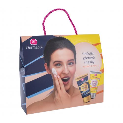 Dermacol Morning Beauty Mask set cadou mască de zi 150 ml + mască de noapte 150 ml pentru femei