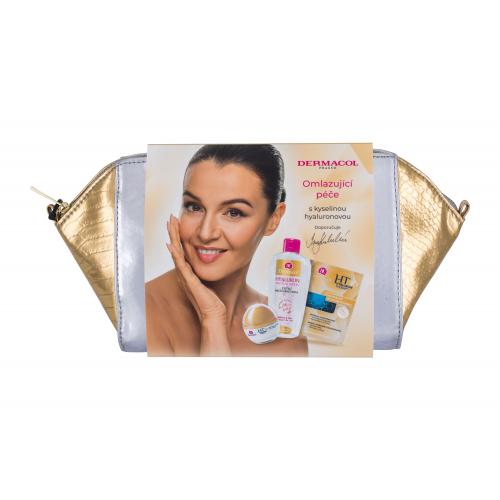 Dermacol 3D Hyaluron Therapy set cadou cremă de zi 50 ml + apă micelară 200 ml + mască hidratantă și de remodelare 2x8 g + geantă cosmetică W