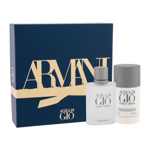 Giorgio Armani Acqua di Giò Pour Homme set cadou apă de toaletă 50 ml + deostick 75 g pentru bărbați