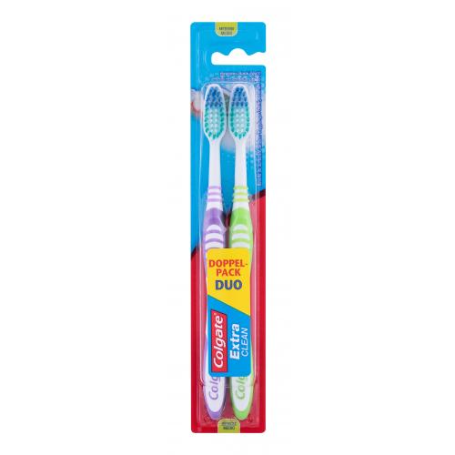Colgate Extra Clean Medium 2 buc periuțe de dinți unisex