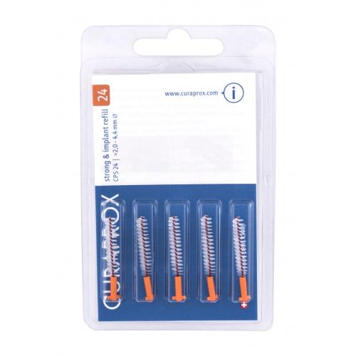 Curaprox Strong & Implant Refill 2,0 - 4,4 mm 5 buc periuțe interdentare unisex