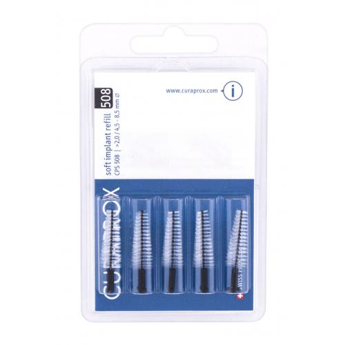 Curaprox Soft Implant Refill 2,0/4,5 - 8,5 mm 5 buc periuțe interdentare unisex