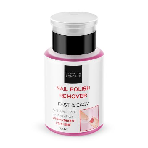 Gabriella Salvete Nail Polish Remover Fast & Easy 200 ml dizolvant pentru unghii pentru femei