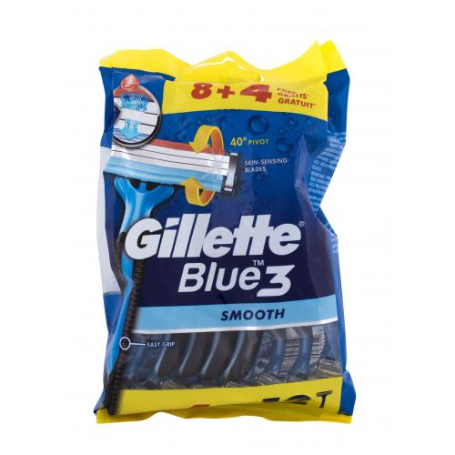 Gillette Blue3 Smooth 12 buc aparate de ras pentru bărbați