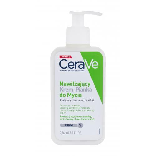 CeraVe Facial Cleansers Hydrating Cream-to-Foam 236 ml cremă demachiantă pentru femei