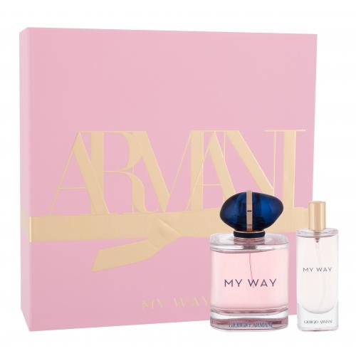 Giorgio Armani My Way set cadou apa de parfum 90 ml + apa de parfum 15 ml pentru femei