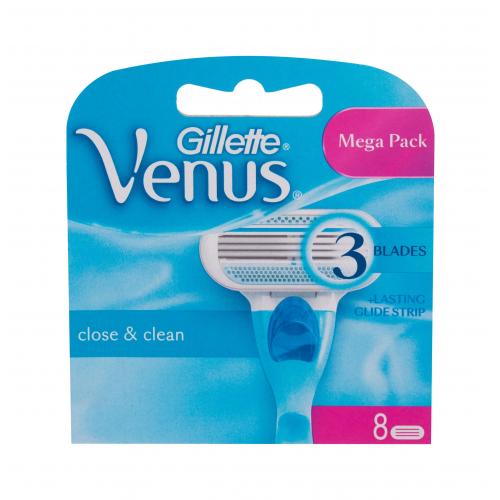 Gillette Venus Close & Clean 8 buc aparate de ras pentru femei
