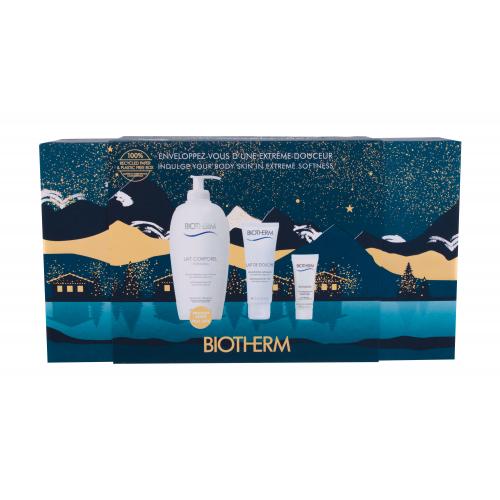 Biotherm Lait Corporel set cadou loțiune de corp L´Original 400 ml + Loțiune de duș Lait de Douche 75 ml + Cremă de mâini Biomains 20 ml pentru femei