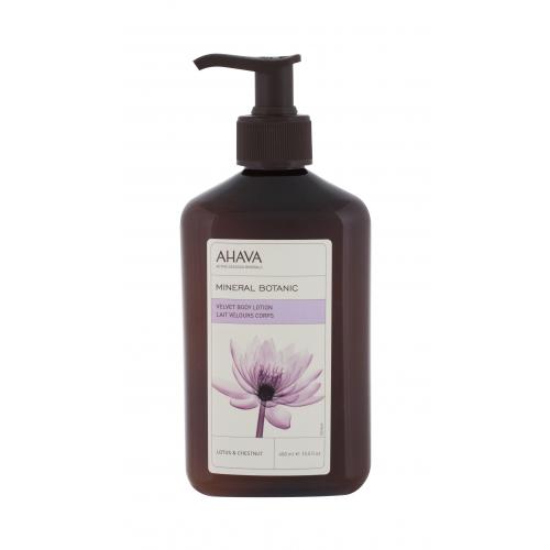 AHAVA Mineral Botanic Lotus & Chestnut 400 ml lapte de corp pentru femei Natural