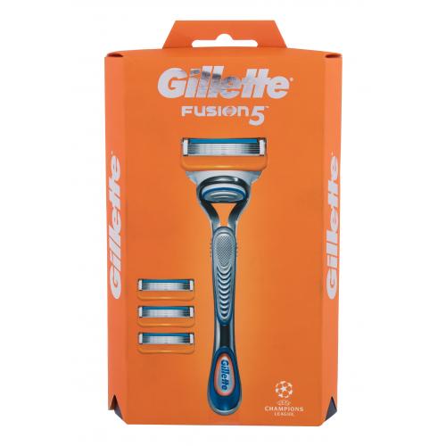 Gillette Fusion 5 set cadou aparat de ras cu un singur capat 1 buc + rezervă 3 buc pentru bărbați