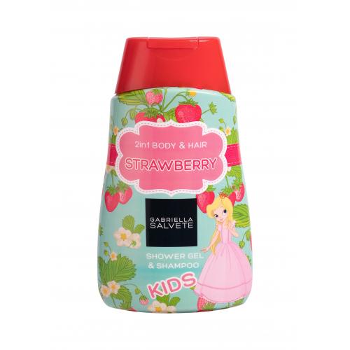 Gabriella Salvete Kids Strawberry 2in1 300 ml gel de duș pentru copii