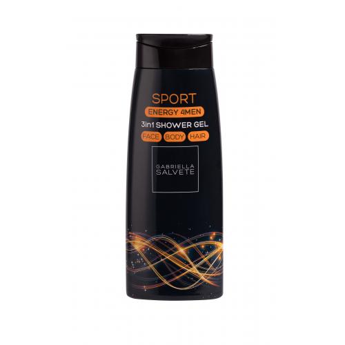 Gabriella Salvete Energy 4Men Sport 3in1 250 ml gel de duș pentru bărbați