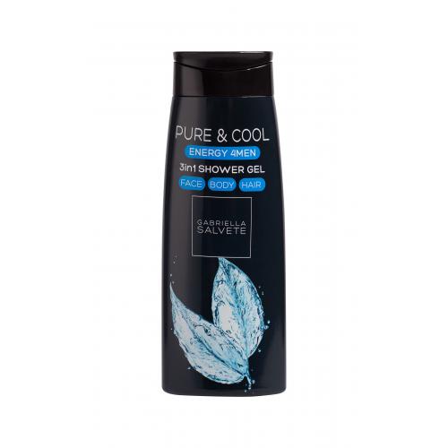 Gabriella Salvete Energy 4Men Pure & Cool 3in1 250 ml gel de duș pentru bărbați