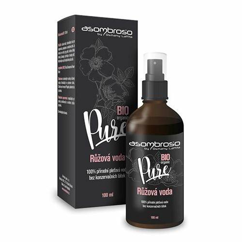 Asombroso Pure BIO Rosewater 100 ml loțiuni și ape termale pentru femei BIO; Natural