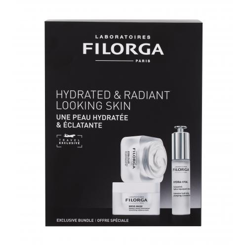 Filorga Hydra-Filler set cadou Cremă de zi Hydro-Filler de zi 50 ml + Mască de față Meso-Mask 50 ml + Ser de față Hydra-Hyal 30 ml pentru femei