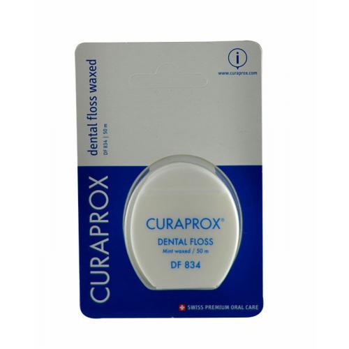 Curaprox Dental Floss Mint Vaxed 1 buc ață dentară unisex