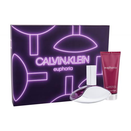 Calvin Klein Euphoria set cadou EDP 100 ml + Lapte de corp 100 ml pentru femei