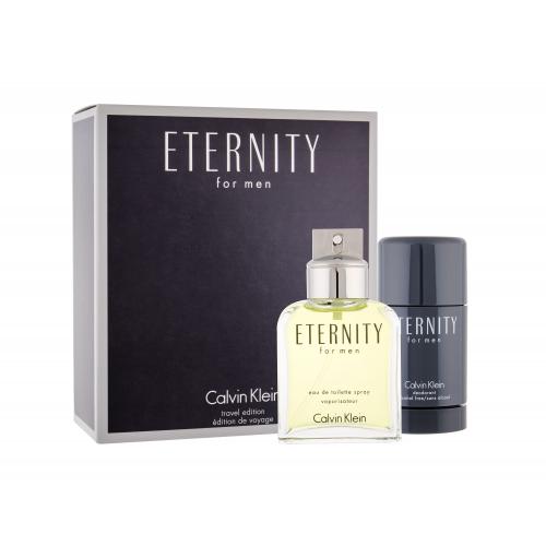 Calvin Klein Eternity For Men set cadou EDT 100 ml + Deodorant stick 75 ml pentru bărbați