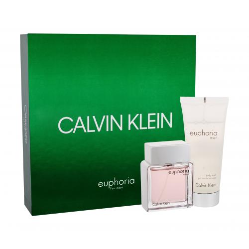 Calvin Klein Euphoria set cadou EDT 50 ml + Gel de dus 100 ml pentru bărbați