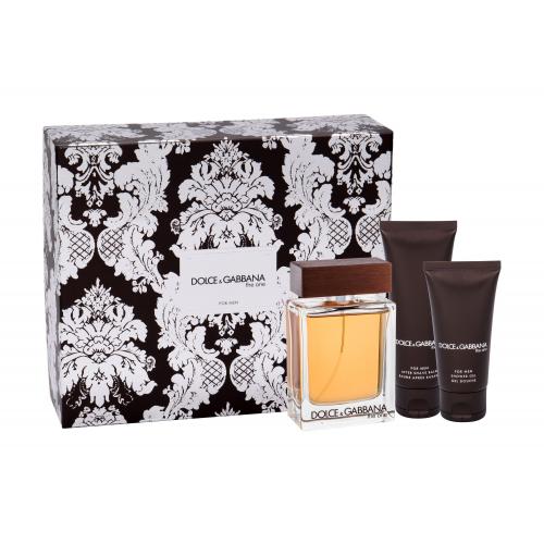 Dolce&Gabbana The One For Men set cadou Apa de toaleta 100 ml +Balsam dupa ras75 ml + Gel de dus 50 ml pentru bărbați