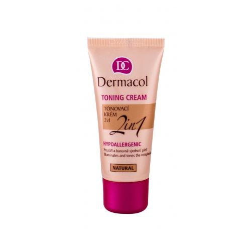 Dermacol Toning Cream 2in1 30 ml cremă bb pentru femei Natural